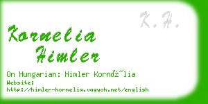 kornelia himler business card